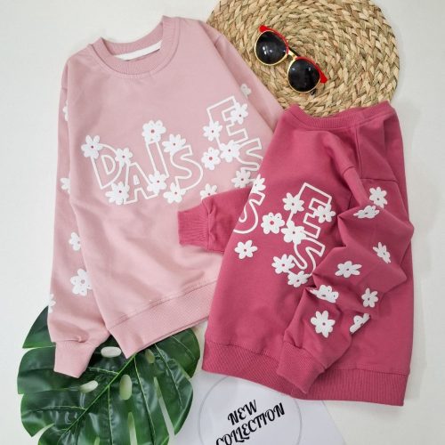 بلوز تک دخترانه چاپ پفکی کد 135383 - خرید بلوز تک دخترانه عمده