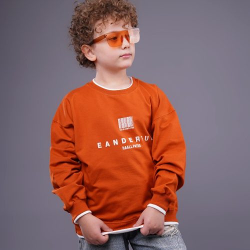 بلوز تک اسپرت پسرانه طرح بار کد 137143 - خرید بلوز تک پسرانه عمده