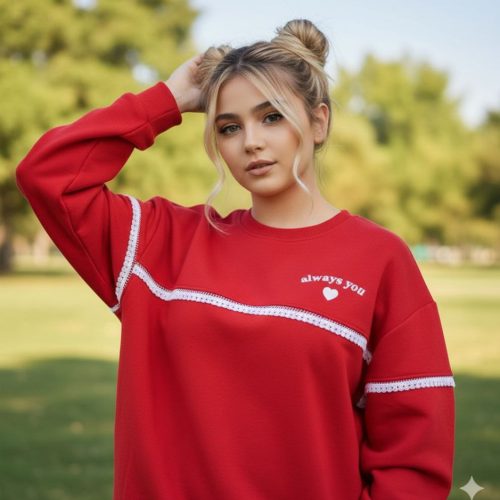 بلوز تک دخترانه اسپرت یلدایی کد 138886 - خرید بلوز تک دخترانه عمده