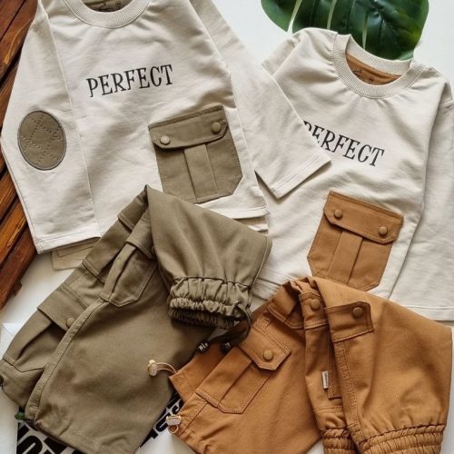 خرید عمده ست بلوز شلوار کارگو perfect