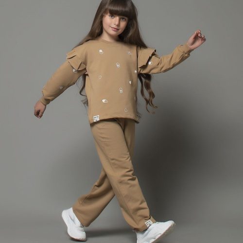 ست بلوز شلوار گلدوزی دخترانه عمده