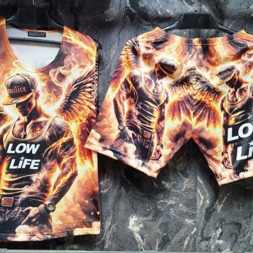 ست تاب شلوارک مردانه کد 134035 - خرید ست راحتی مردانه عمده