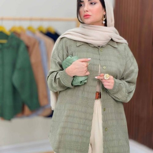 فروش عمده مانتو زنانه دکمه دار - مانتو زنانه عمده