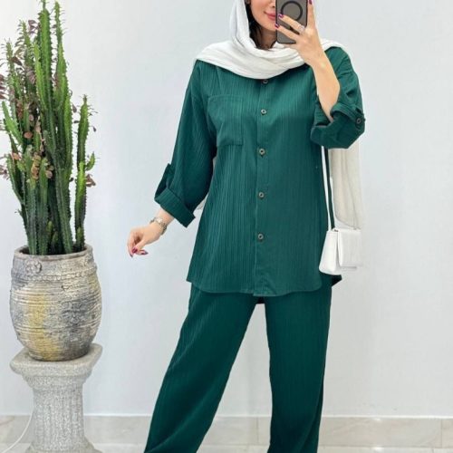 فروش عمده ست تونیک شلوار زنانه ایوا - ست تونیک شلوار زنانه عمده