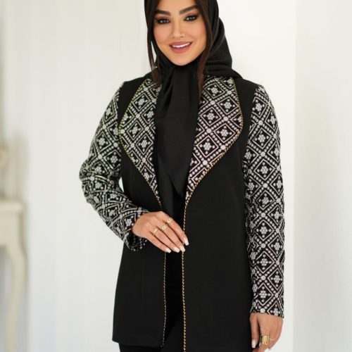فروش عمده مانتو مزونی زنانه مدل هستی - مانتو زنانه عمده