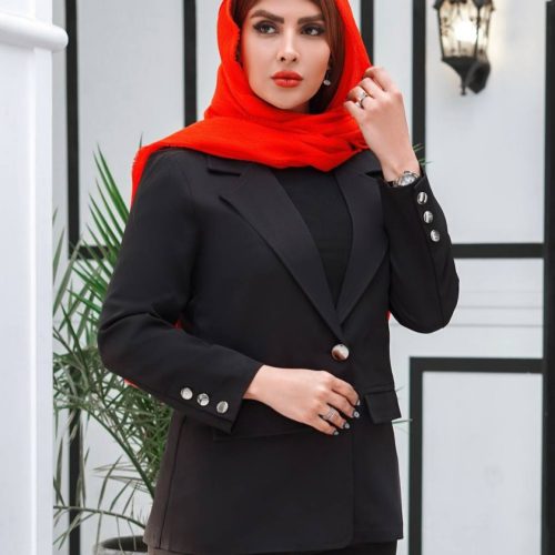فروش عمده کت تک زنانه تک دکمه مازراتی - کت و شلوار زنانه عمده