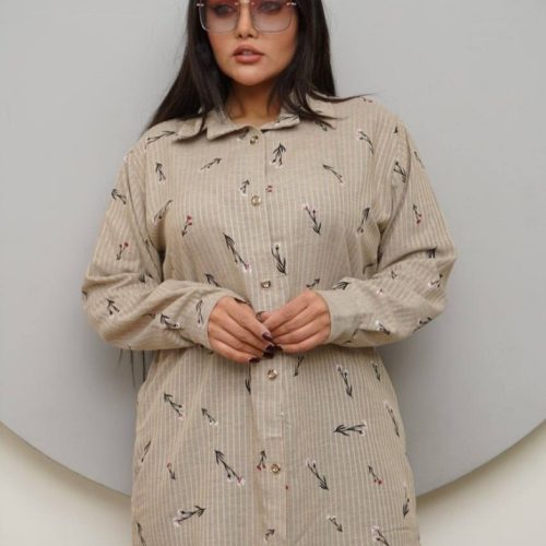 فروش عمده شومیز زنانه گل گچی - شومیز زنانه عمده