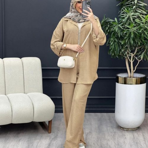 فروش عمده ست بلوز شلوار زنانه شانتون - ست بلوز شلوار زنانه عمده