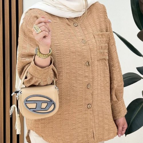 فروش عمده شومیز پارچه کوک دوزی زنانه - شومیز زنانه عمده