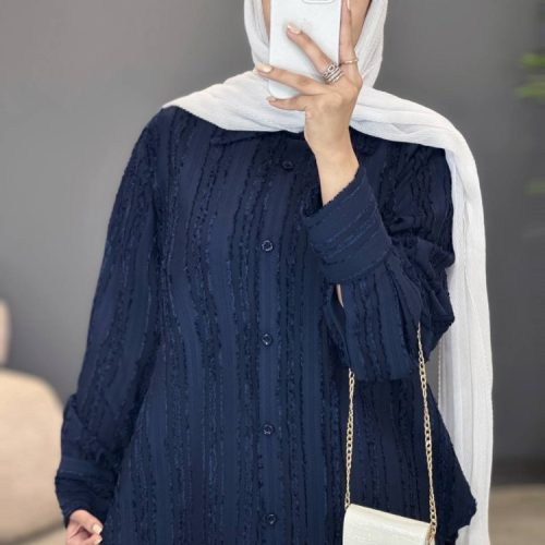فروش عمده 🌱 شومیز زنانه حریر ریش - شومیز زنانه عمده