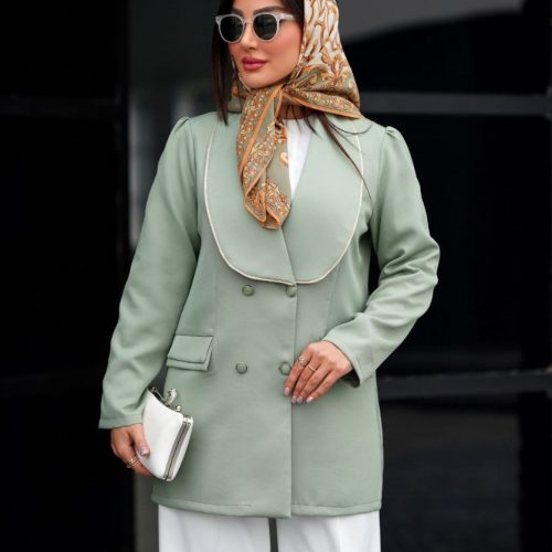 فروش عمده کت تک زنانه ۶ دکمه مازراتی - کت و شلوار زنانه عمده