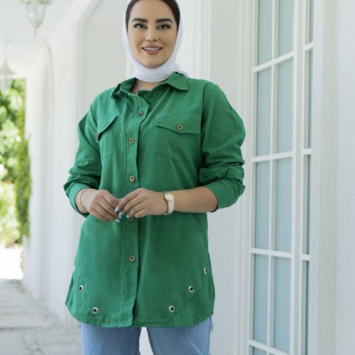 فروش عمده شومیز زنانه مدل ۳ دکمه - شومیز زنانه عمده