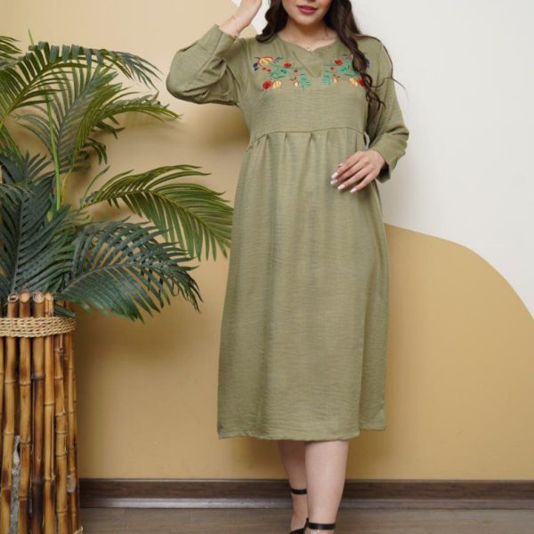 فروش عمده پیراهن زنانه گلدوزی - تونیک زنانه عمده