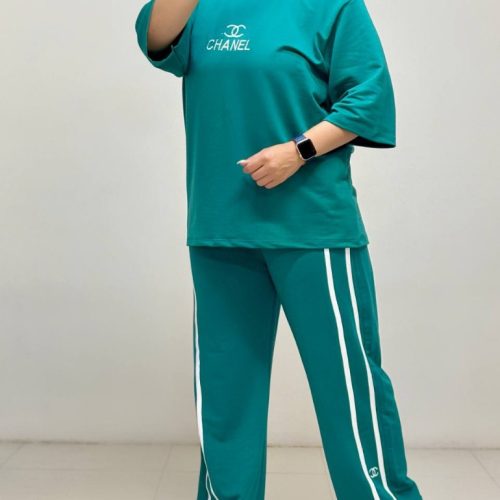 فروش عمده 😍 ست تیشرت شلوار زنانه چنل - ست بلوز شلوار زنانه عمده