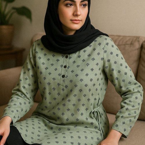 فروش عمده تونیک زنانه طرح دار قواره دار - تونیک زنانه عمده