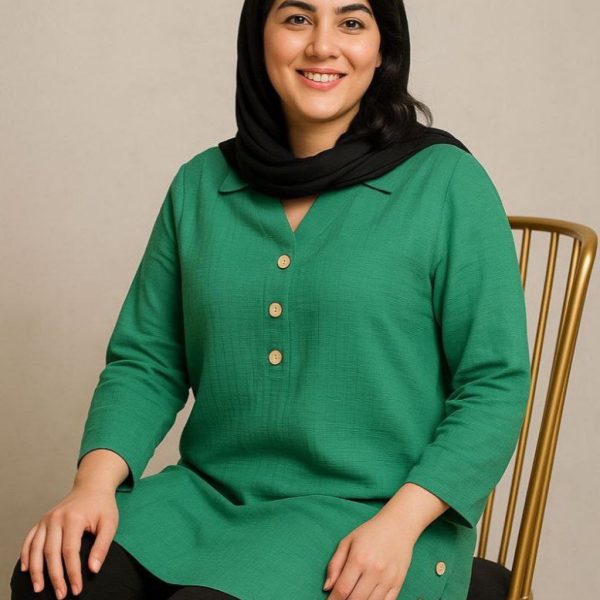 فروش عمده تونیک زنانه پارچه اسلپ - تونیک زنانه عمده