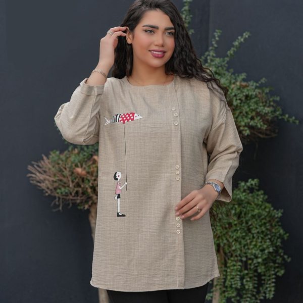 فروش عمده تونیک زنانه قواره بزرگ - تونیک زنانه عمده