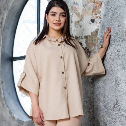 فروش عمده شومیز زنانه مدل الهام - شومیز زنانه عمده