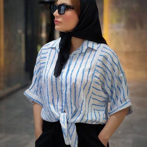 فروش عمده شومیز زنانه گره ای - شومیز زنانه عمده