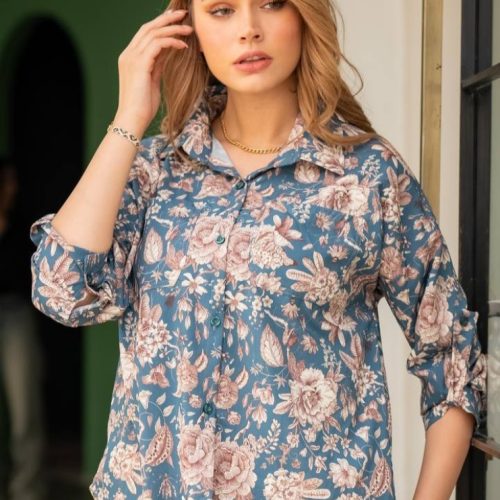 فروش عمده 🔥 شومیز زنانه آستین گت - شومیز زنانه عمده