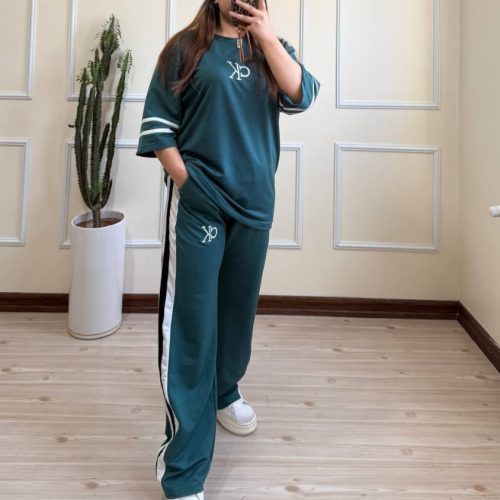 فروش عمده 😍 ست تیشرت شلوار زنانه ریلکس - ست تیشرت شلوار زنانه عمده