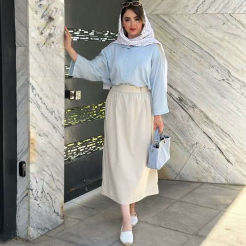فروش عمده ست شومیز دامن زنانه ریوا - شومیز زنانه عمده