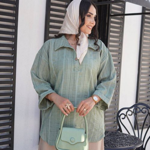 فروش عمده تونیک زنانه آستین ۳ ربع - تونیک زنانه عمده