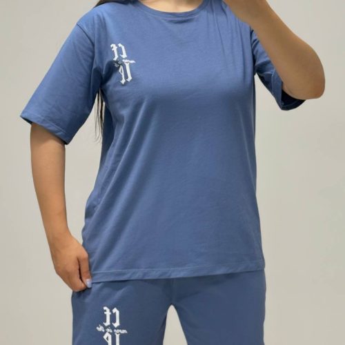 فروش عمده ست تیشرت شلوارک زنانه پنبه - ست تاب شلوارک زنانه عمده
