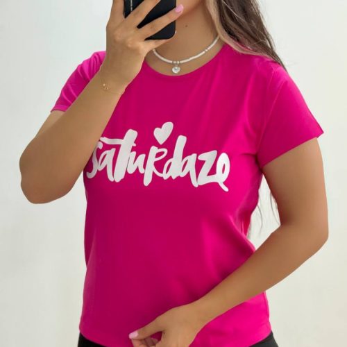 تیشرت زنانه پنبه فری سایز ۳۸ تا ۴۴ کد 133463 - خرید تاپ و تیشرت زنانه عمده