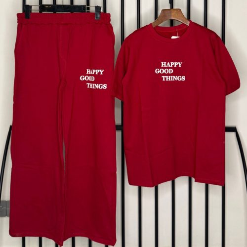 ست تیشرت و شلوار زنانه پنبه کد 135349 - خرید ست تیشرت شلوار زنانه عمده