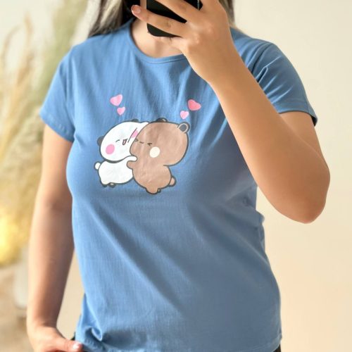 تیشرت زنانه پنبه فری سایز ۳۸ تا ۴۴ کد 136123 - خرید تاپ و تیشرت زنانه عمده