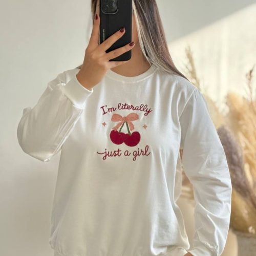 بلوز دورس زنانه پنبه گلدوزی فری سایز ۳۸ تا ۴۸ کد 138554 - خرید بلوز تک زنانه عمده