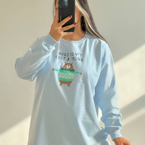 بلوز لانگ زنانه دورس پنبه فری سایز ۳۸ تا ۴۸ کد 138560 - خرید بلوز تک زنانه عمده