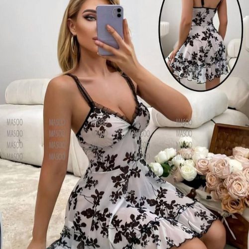 فروش عمده لباس خواب زنانه گلدار - لباس خواب زنانه عمده