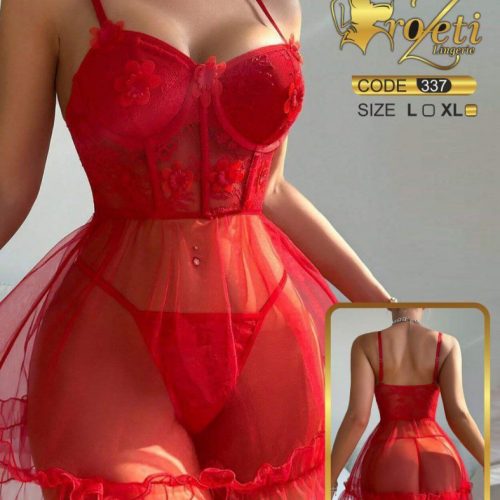 فروش عمده 🍒 لباس خواب زنانه شیشه ای کاپدار - لباس خواب زنانه عمده