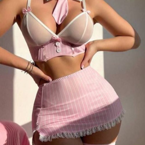 فروش عمده لباس خواب زنانه کاستوم ۴ تیکه - لباس خواب زنانه عمده