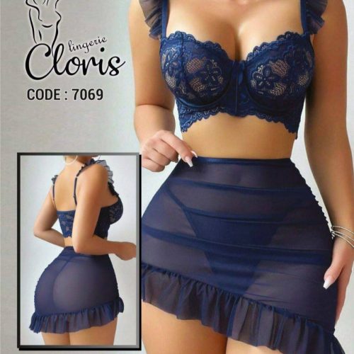 فروش عمده ست فانتزی لباس خواب زنانه فنردار - لباس خواب زنانه عمده