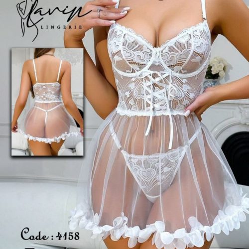 فروش عمده لباس خواب زنانه فنردار گل دار لاوین - لباس خواب زنانه عمده