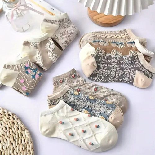 فروش عمده 🔥 جوراب زنانه مچی خارجی طرح برجسته - جوراب زنانه عمده