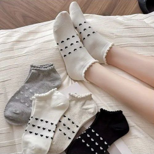 فروش عمده 🔥 جوراب زنانه مچی خارجی لب کنگره - جوراب زنانه عمده