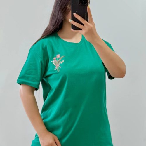 فروش عمده تیشرت زنانه سوپر پنبه فری سایز ۳۸ تا ۴۶ - تاپ و تیشرت زنانه عمده