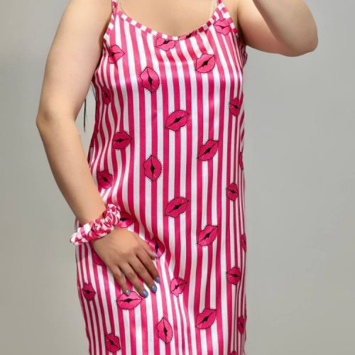 فروش عمده سارافون زنانه ساتن کد 130399