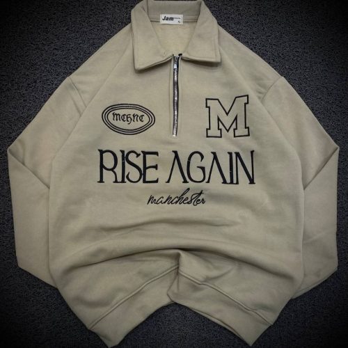 بلوز دورس پنبه یقه نیم زیپ مردانه کد 133543 - خرید بلوز تک مردانه عمده