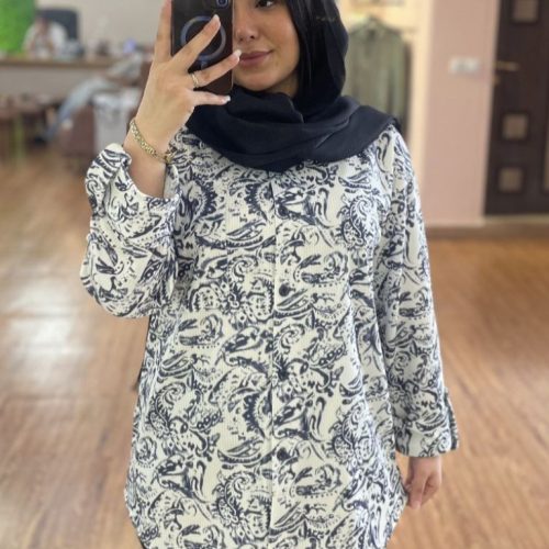 فروش عمده شومیز زنانه تک جیب کد 131239