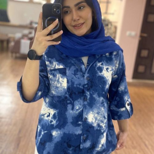فروش عمده شومیز زنانه پاییزه کراپی کد 132745