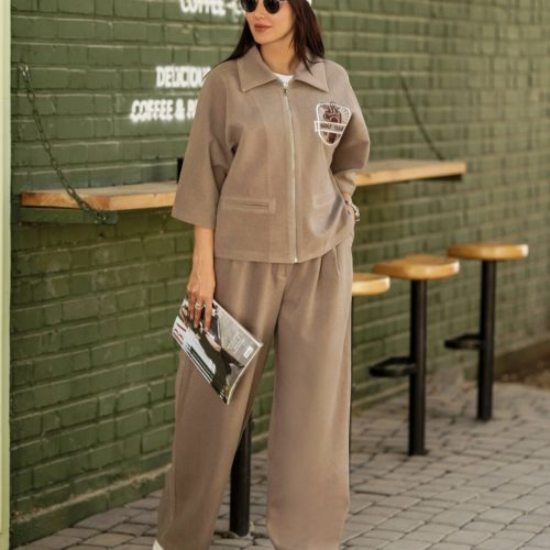 فروش عمده ست کت شلوار زنانه موهر مدل ست گلف کد 132329