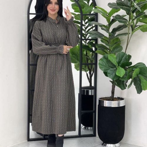 فروش عمده مانتو کفتان زنانه کمرکش مدل نیکو کد 130336