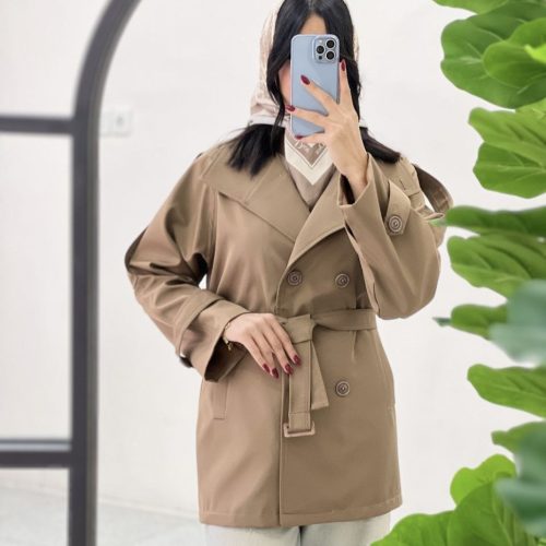 فروش عمده بارانی زنانه مدل آیلا کد 132169