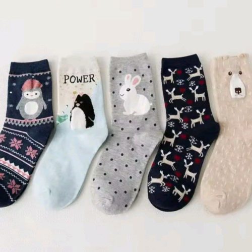 فروش عمده جوراب زنانه ساقدار بوکله دار خارجی کد 133165