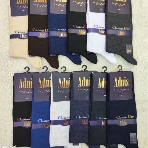 جوراب ساقدار مردانه جعبه ای کد 133754 - خرید جوراب مردانه عمده